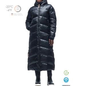 Indyeva Long Long Quilted Down Jacket